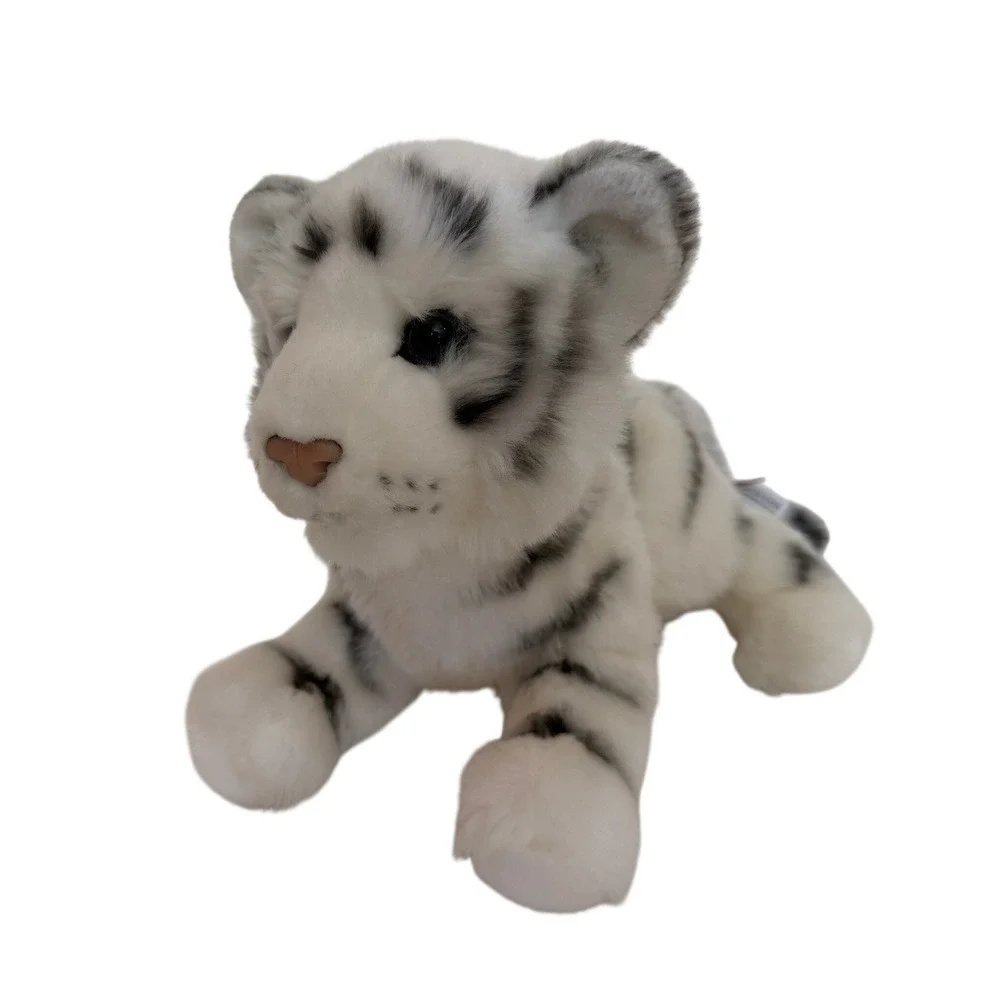 Douglas Cuddle Toys White Tiger Cub Plush Realistic 12Inch Stuffed Animal